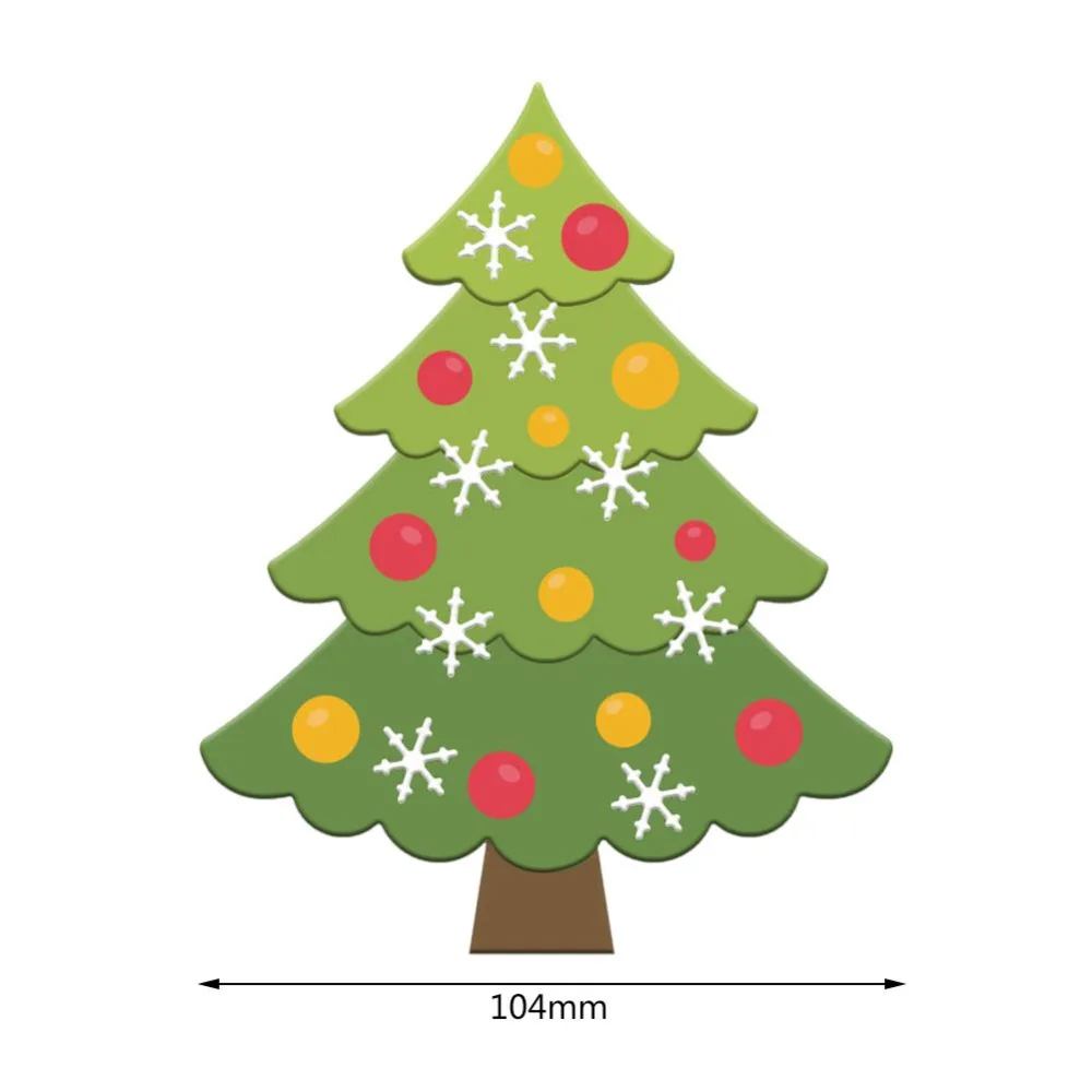 Christmas Tree Cutting Dies for Scrapbooking DIY Decor Card Making Crafts 2017 New | Дом и сад