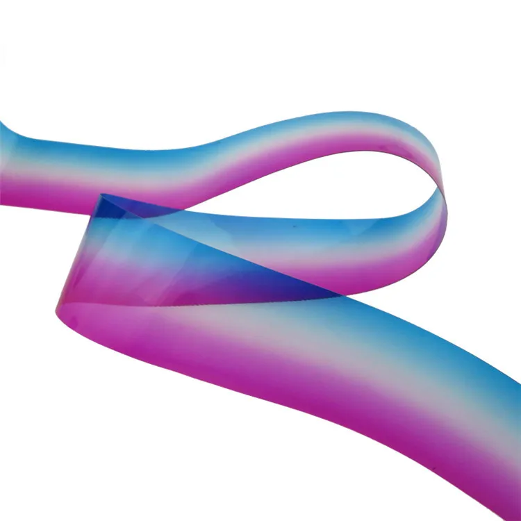 2 ярда Lincom Радужная печатная кожаная лента Ручное шитье для поделок кружева