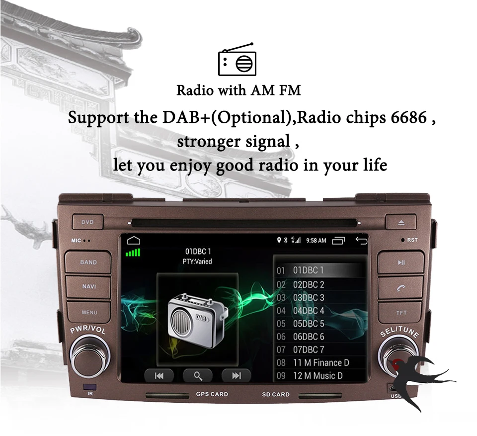 Восьмиядерный Android 10.0Car DVD GPS Радио Навигация для Hyundai Sonata Sonica 2009 2010 с 4G/Wifi DVR OBD 1080P