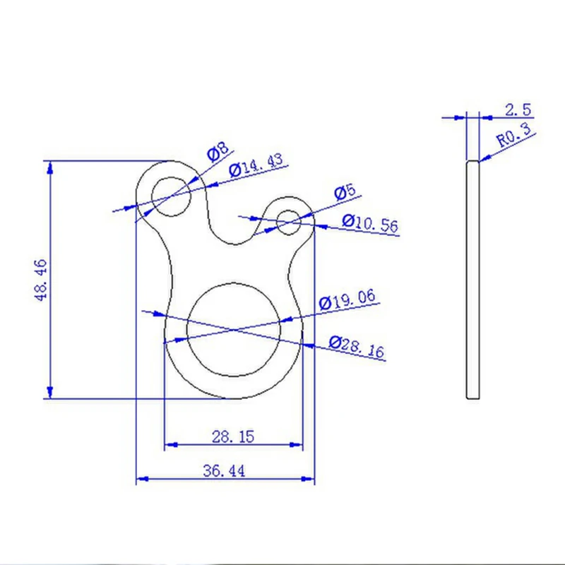 Карабин из нержавеющей стали с 3 отверстиями карабин для кемпинга скалолазания