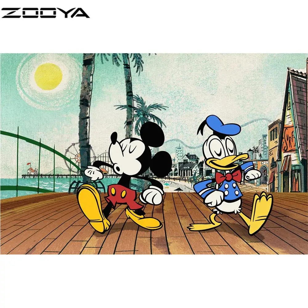 M0037-5 Алмазная вышивка zooya для детей, 5d алмазная живопись, Полная площадь, распродажа, мультяшная мышь, Новое поступление M0037 - Цвет: M0037-5