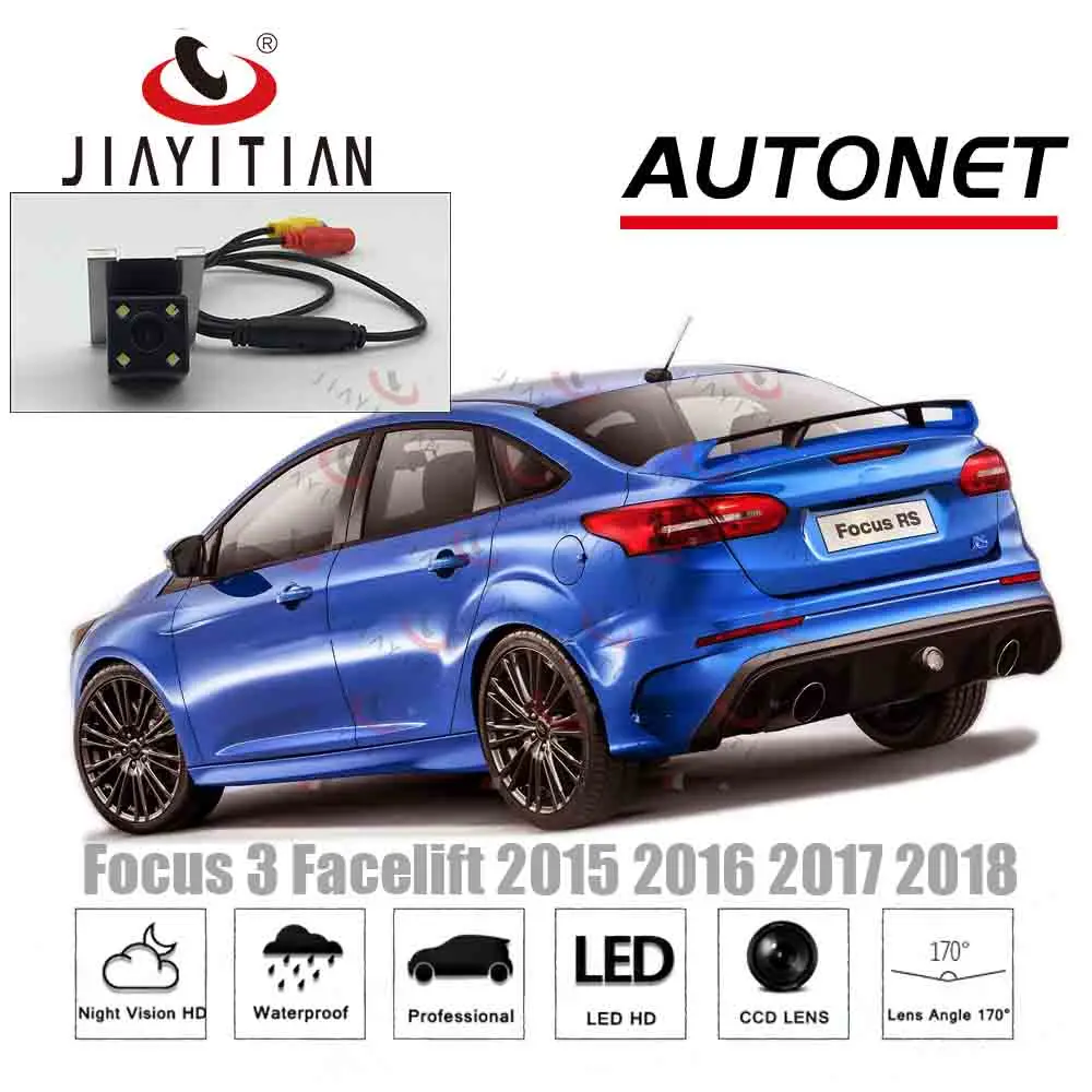 Камера заднего вида JIAYITIAN для Ford Focus ST RS 3 2015 2016 2017 2018 4D 5D камера номерного знака CCD