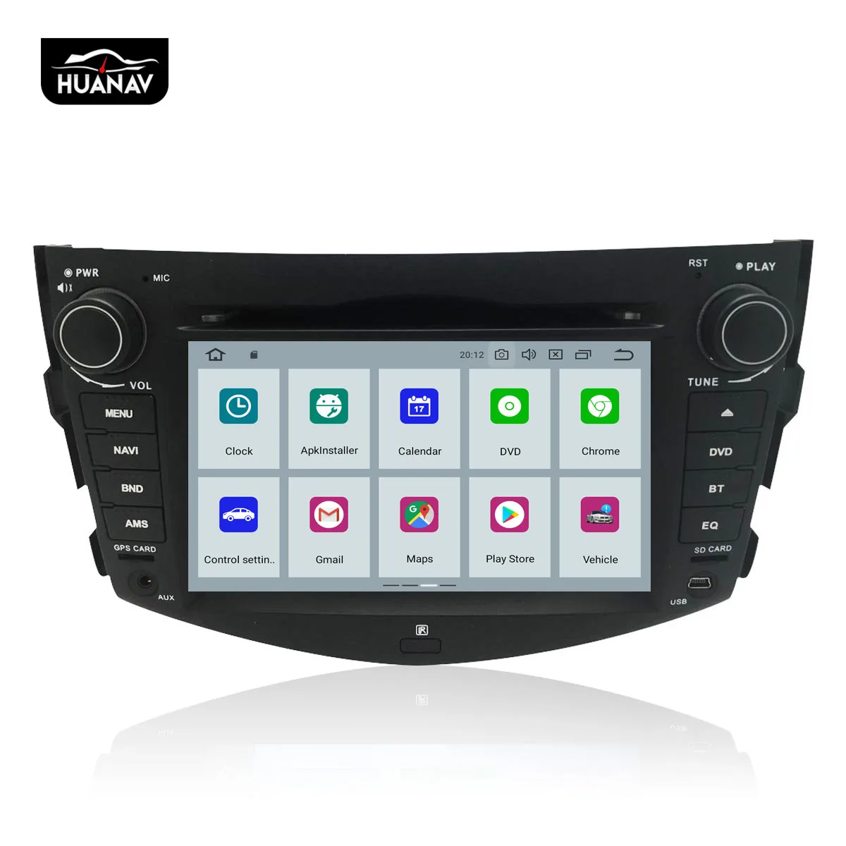 DSP новейший Android 9 0 Автомобильный CD DVD-плеер GPS-навигация для Toyota RAV4 2006-2012