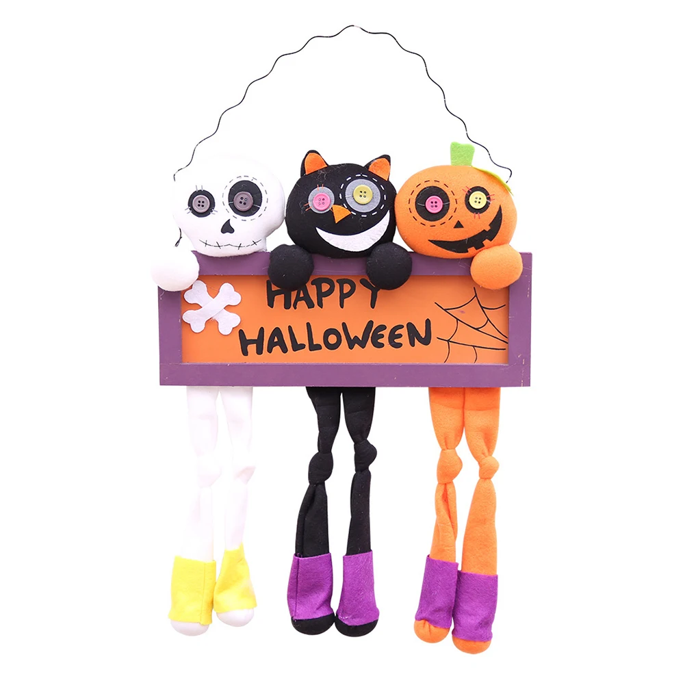 Happy Halloween висит дверь украшения вечерние поставки тыква призрак Висячие плюшевые