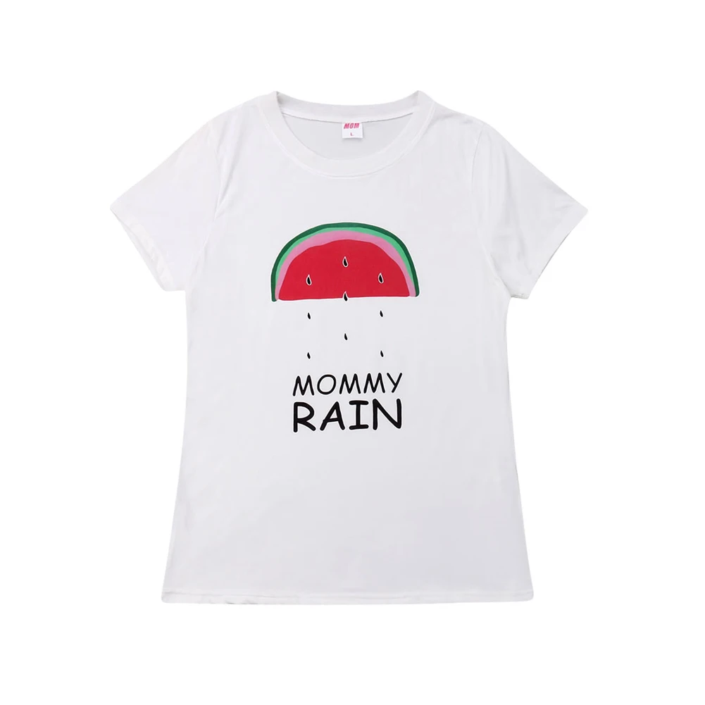 Футболка с короткими рукавами и принтом арбуза фруктов Детская футболка