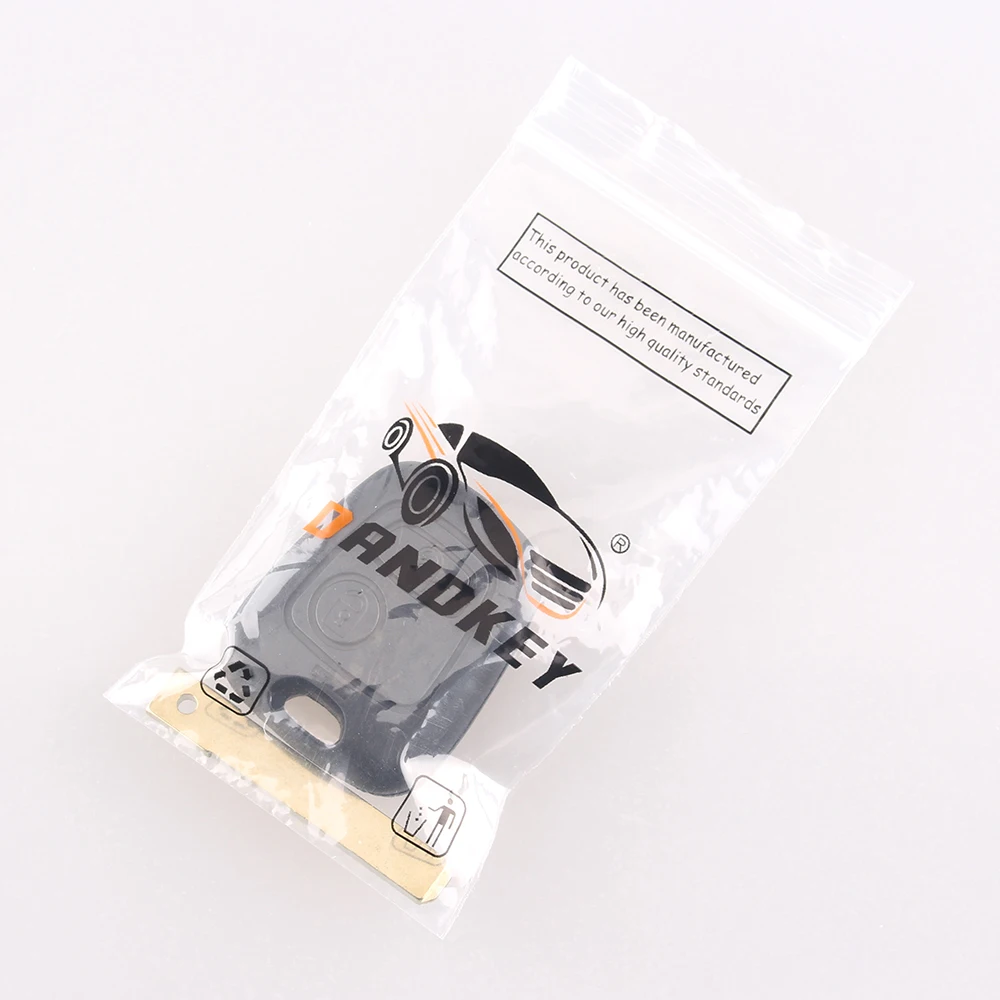 Dandkey пульт Управление ключ 2 кнопки 433 МГц ID46 PCF7941 чип для PEUGEOT 206 207 307 ключа