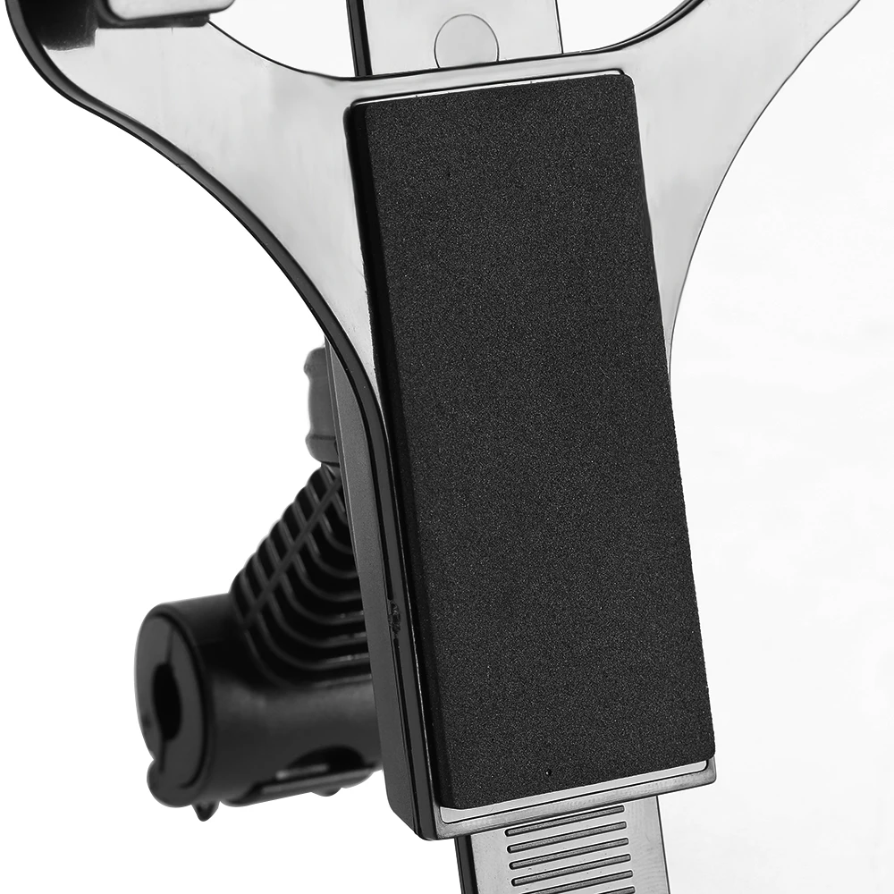 Автомобильный держатель для подголовника регулируемая черная подставка на 7 10