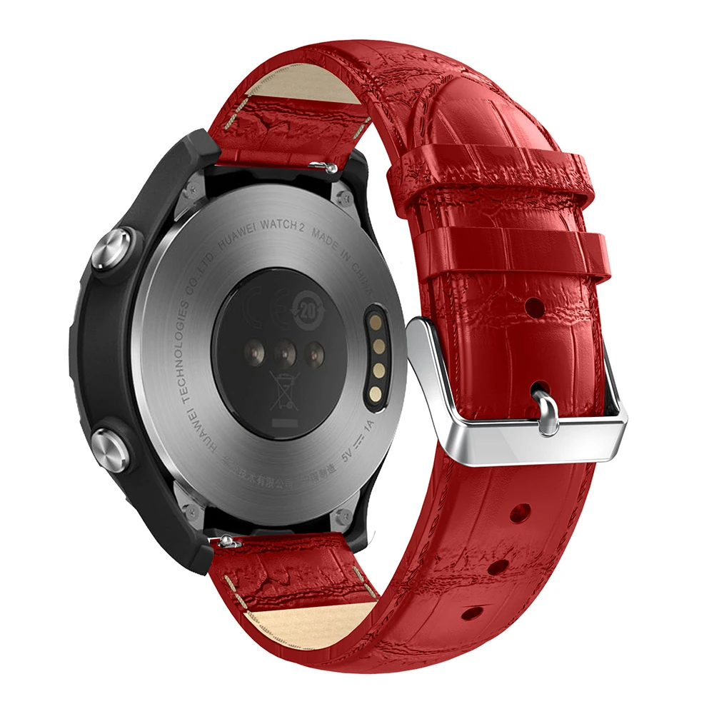 Сменный ремешок из натуральной кожи для часов Huawei Watch 2 смарт-ремешок браслет Correa