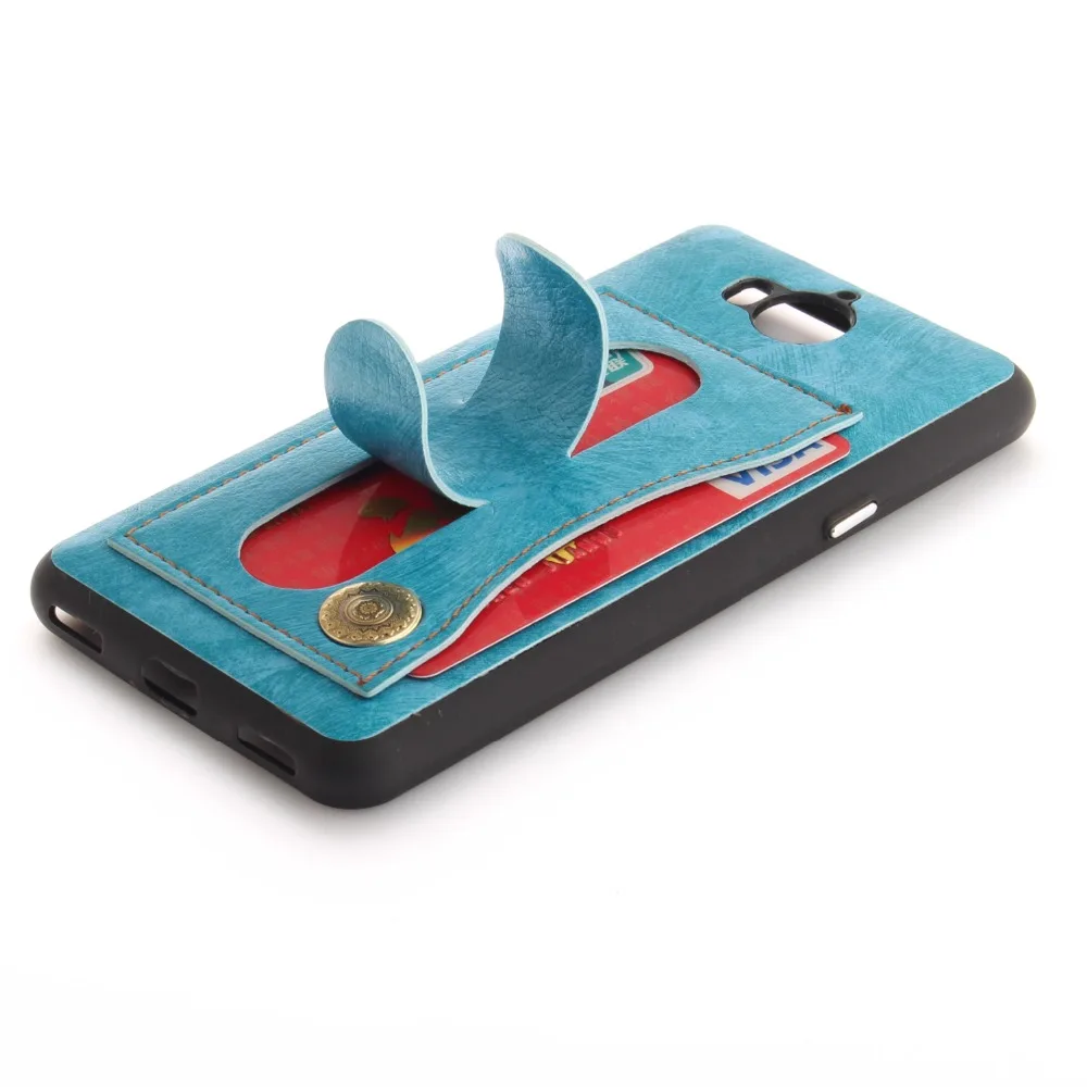 TIPFLY Stand Card Slot Fundas For Huawei Y5 2017 Soft TPU Kickstand Function Back Cover for Y6 Phone Case Capa |
