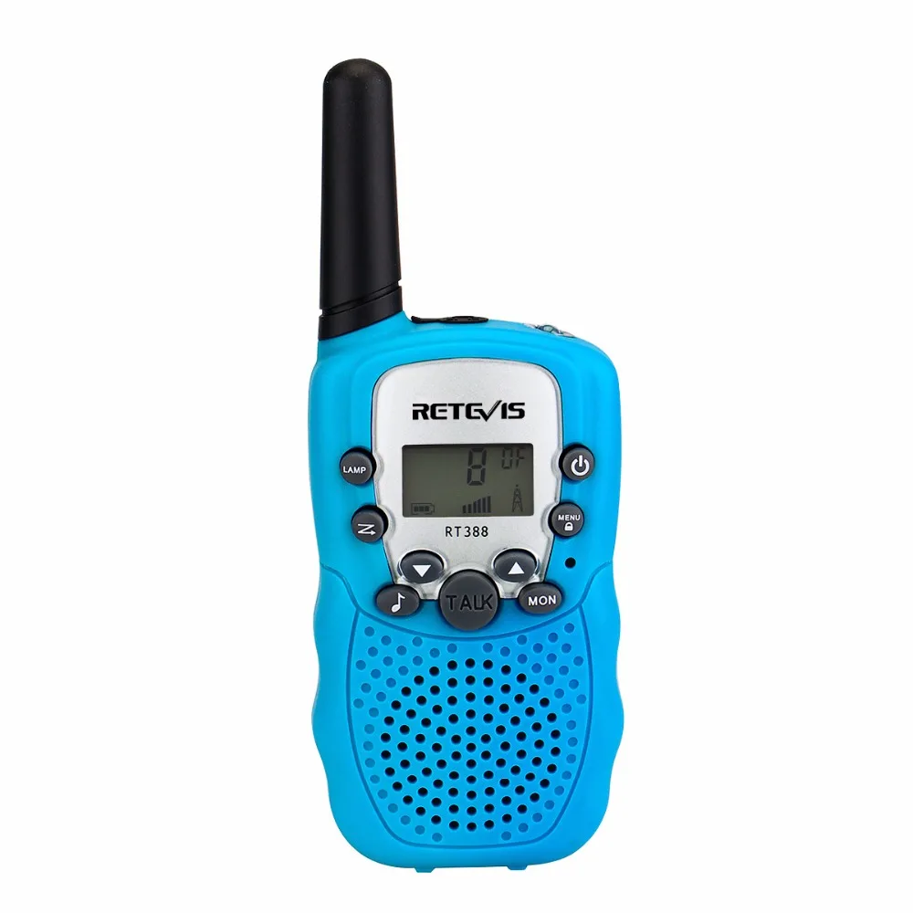 1 pc Retevis RT388 Mini Walkie Talkie Kids Radio 0.5W 8/22CH VOX Flashlight Handy Transceiver Gift Children Toy Radio J7027