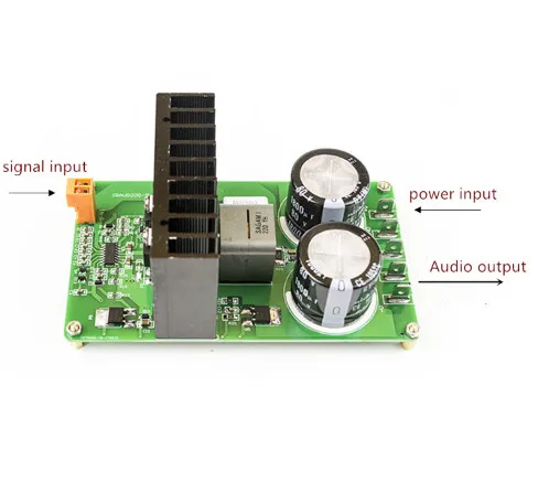 

IRAUD200 high power digital power amplifier board IRS2092S 800W one channel HI-FI power amplifier board finished board