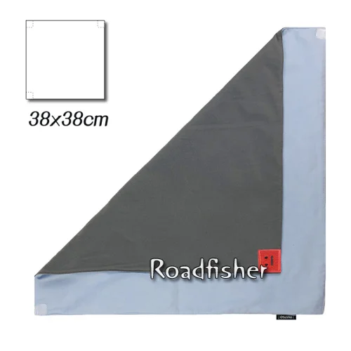 Grey 38cmX38cm Roadfisher нейлон водостойкая камера обёрточная бумага ткань чистой и защиты чехол для объектива Canon Sony Fuji xt20 SLR DSLR - Цвет: Grey 38cmX38cm