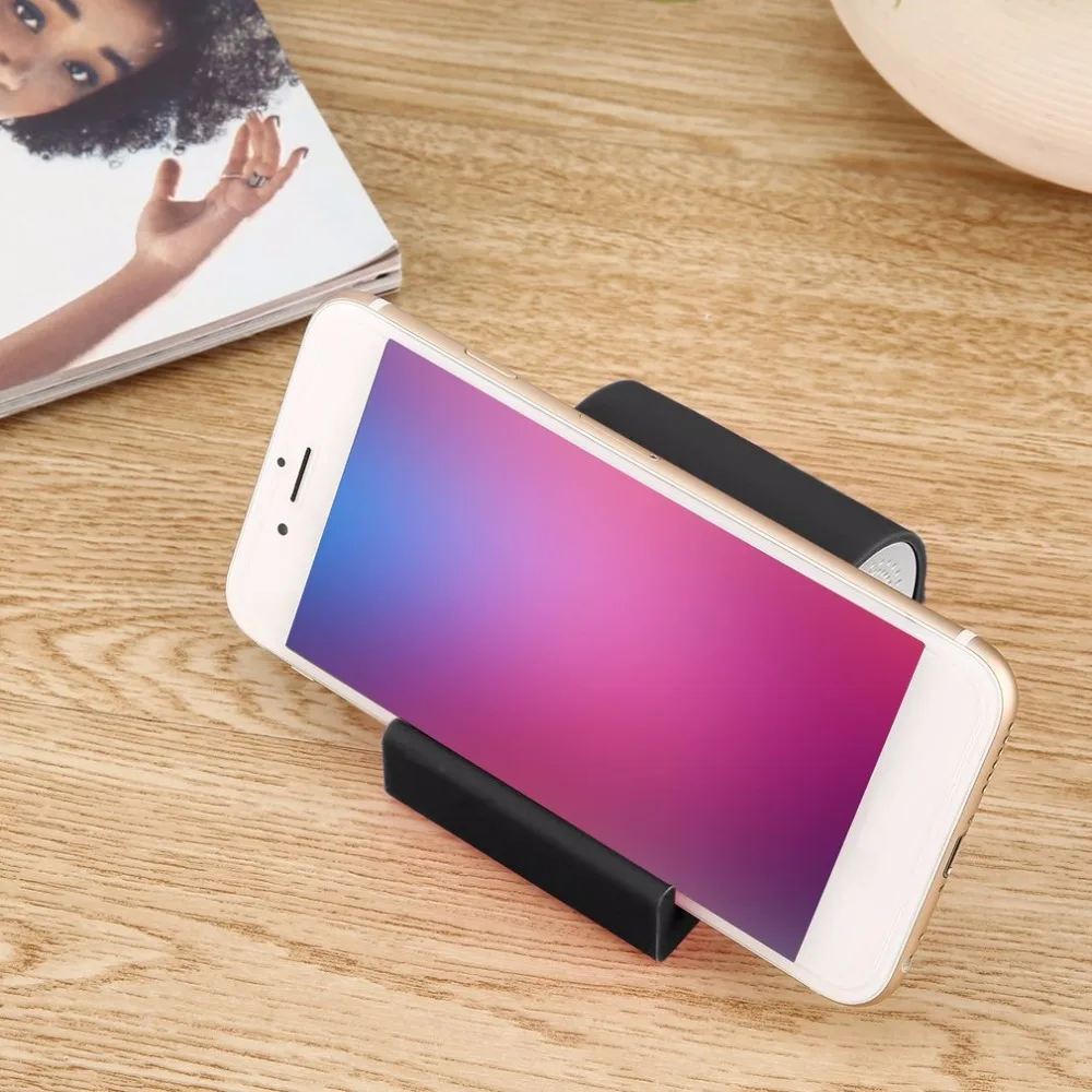 Портативный беспроводной громкой связи Мини Bluetooth динамик с держателем телефона