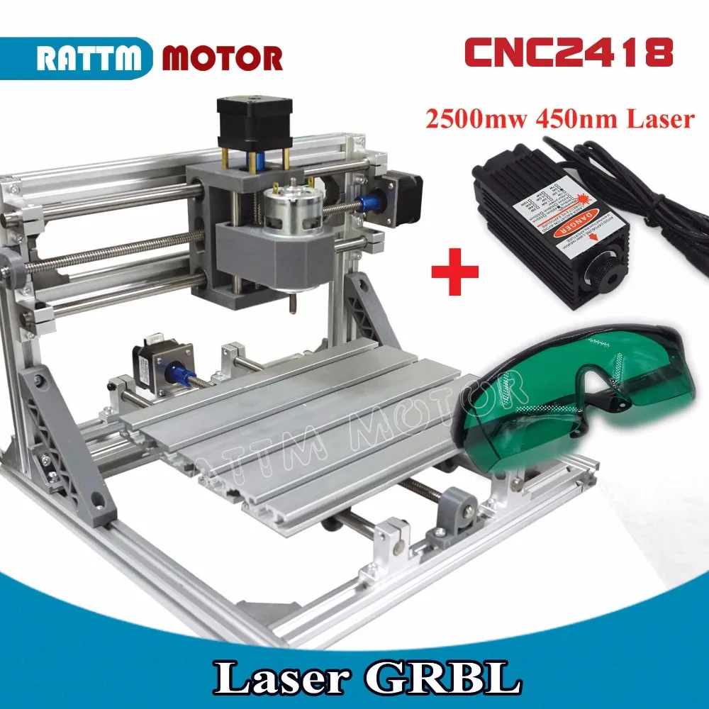 ЕС корабль! CNC 2418 GRBL управление Diy станок с ЧПУ рабочая зона 24x18x4,0 см, 3 оси Pcb ПВХ фрезерный станок резьба гравер, v2.5