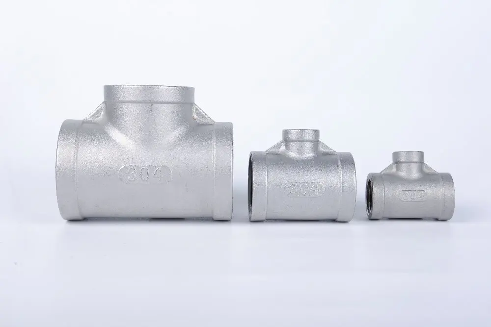 304 Т образный редуктор из нержавеющей стали 4 &quotдо 3&quot до &quotЖенский BSPT резьбовой