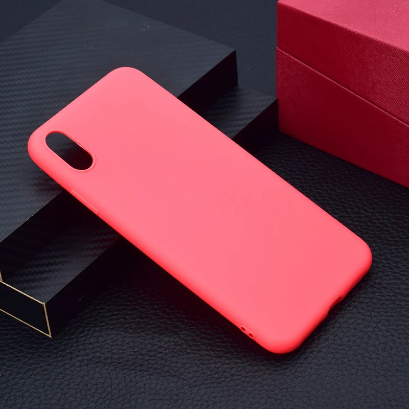 Простой FFor iphone XR чехол Silm Силиконовые мягкие чехлы для XS MAX X Антидетонационная