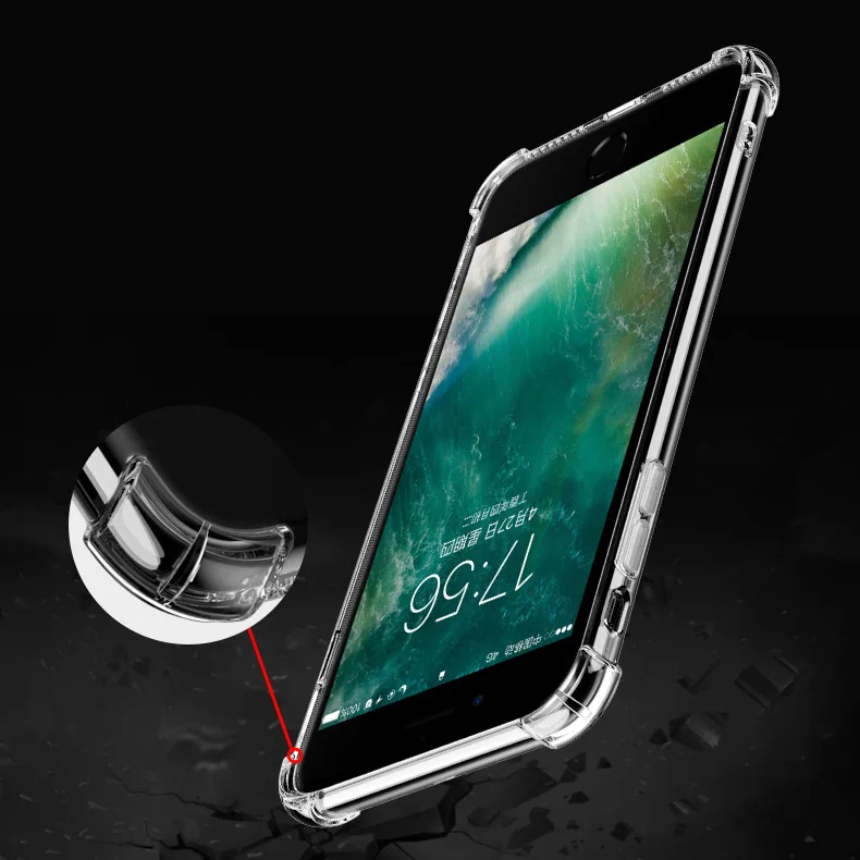 Для huawei Honor 8x чехол на силиконовый ударопрочный Роскошный прозрачный | Мобильные
