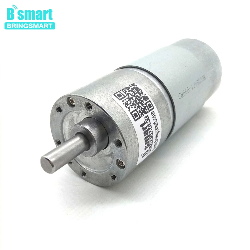 Мотор редуктор постоянного тока Bringsmart 37GB555/микро 12 в 24 В медленная щетка