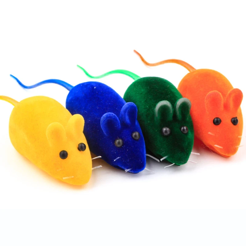 Забавный кот пищащие игрушки маленькая мышь реалистичный звук товары для кошек