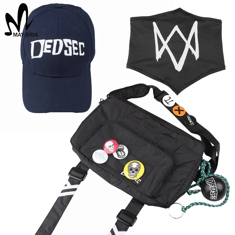 Игра Watch Dogs 2 костюм косплей «Маркус Холлоуэй» костюм часы маски собак Кепка рубашка синяя куртка на заказ рождественские костюмы