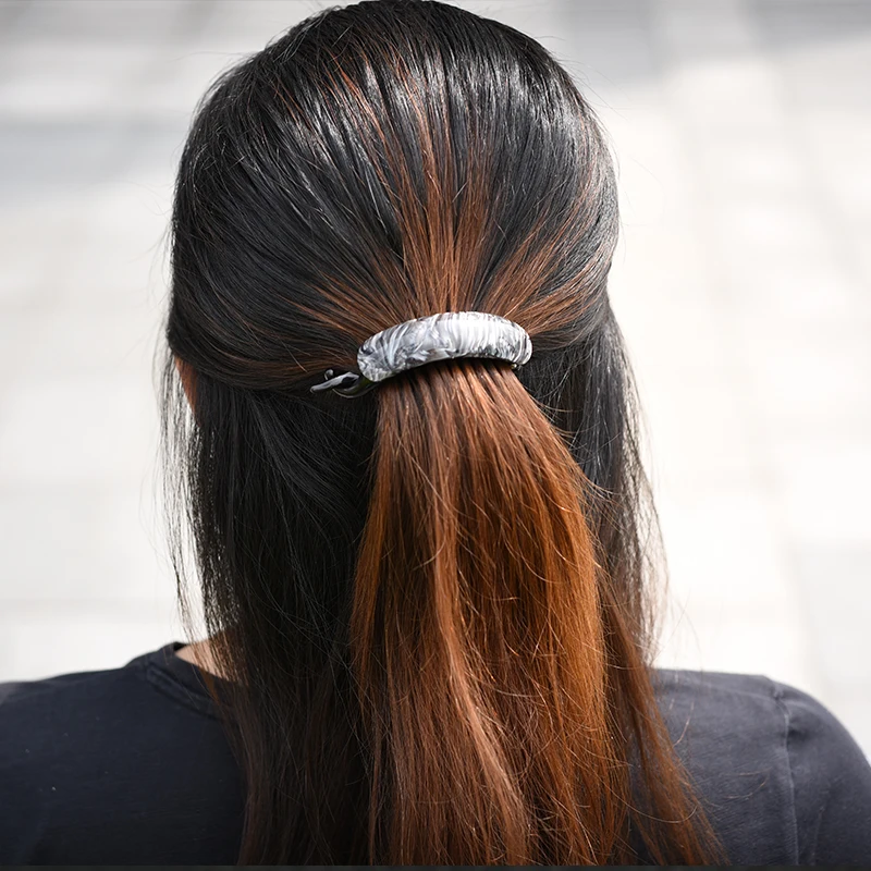 Женские аксессуары для волос маленькая искусственная кожа Винтажная заколка
