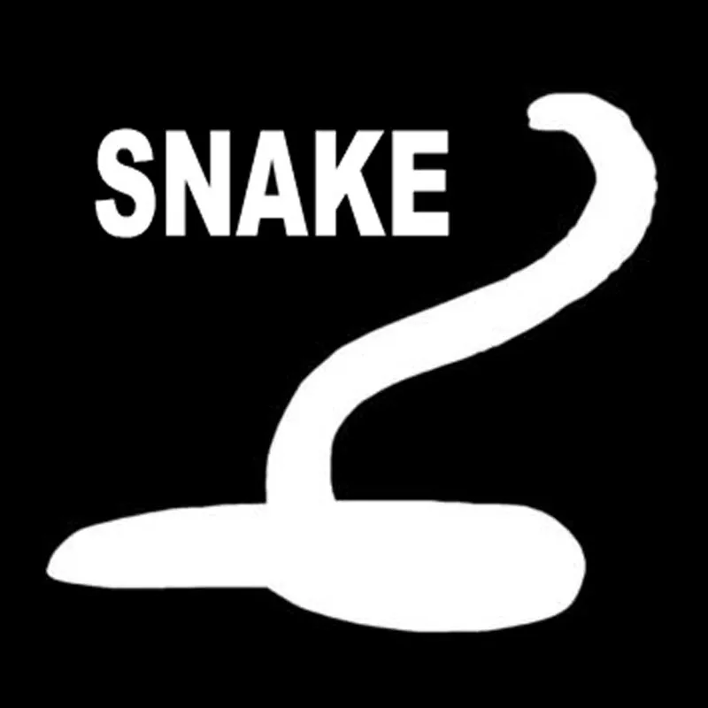Fashion Animal Snake For Auto Car/Bumper/Window Vinyl Decal Sticker Decals DIY Decor CT1113 | Автомобили и мотоциклы