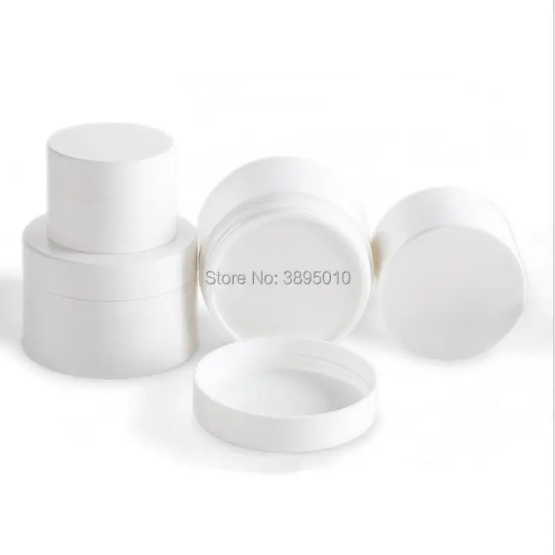30g 50g 100g 120g Smooth White Bottle Facial Cream Jars Sample Powder Case Travel Trial Boxes Empty Cosmetic Container F387 |