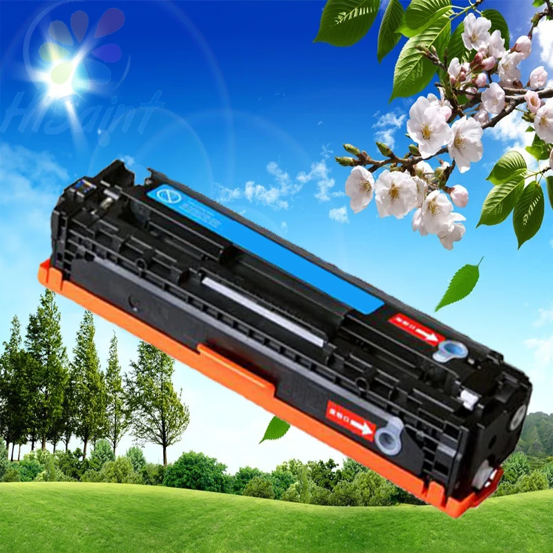 Hisaint CB540A CB540 540A 540 CB541A CB542A CB543A 125A цветной тонер-картридж для HP LaserJet CP1215 CP1515n CP1518ni CM1312