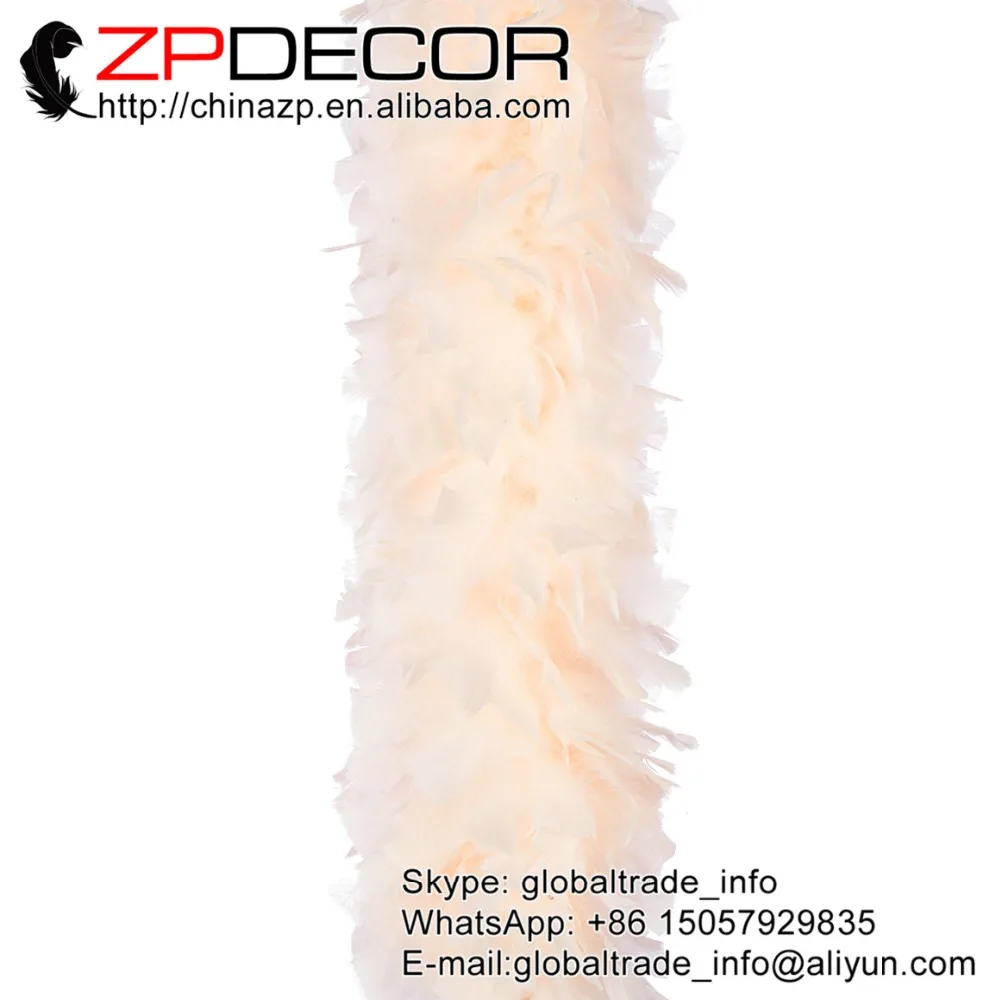 ZPDECOR 2 ярдов/партия Красивая ручная работа окрашенный персик 150 г индейка плоская