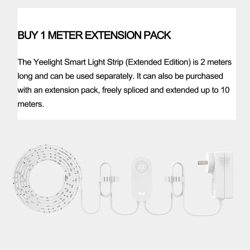 Новый Йи светильник Smart LED 16 миллионов Цвет полосы плюс Продлить версия RGB s Band Wi Fi Mi