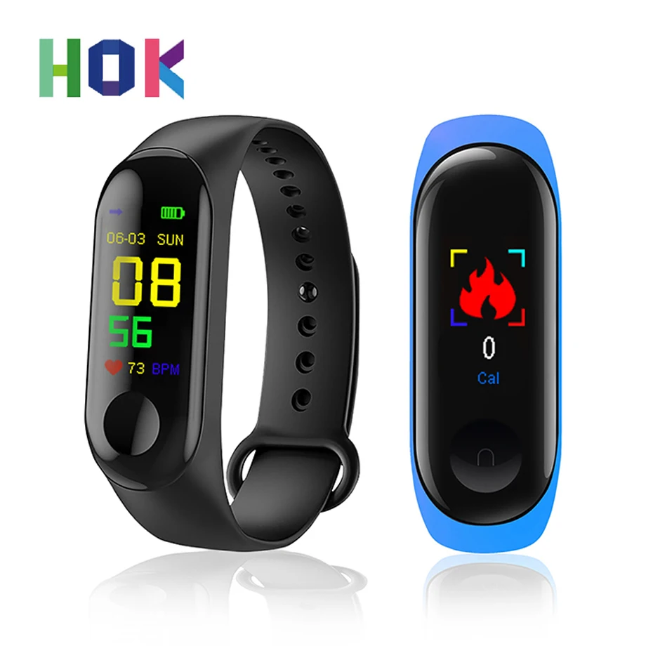 M3 плюс умный фитнес Браслет Смарт сердечный ритм измерять кровяное Давление