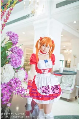 Free shipping EVA NEON GENESSI EVANGELION Soryu Asuka Langley cosplay Costume |