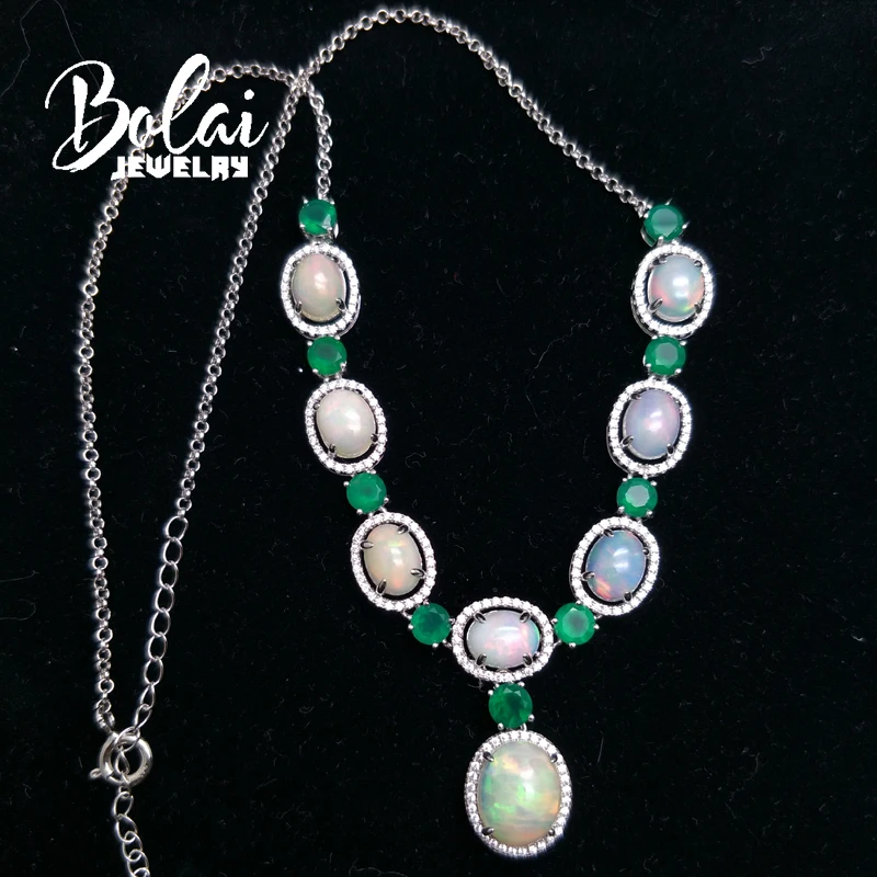 Bolaijewelry роскошное элегантное праздничное ожерелье из натурального фиопийского