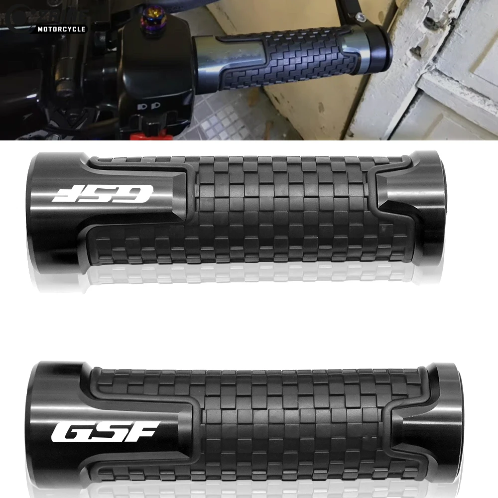 

Motorcycle Handlebar Grips 22mm CNC Aluminium Handle Bar Grips For SUZUKI GSF1200 1250 600 600S 650 650N BANDIT GSF 250 Bandit