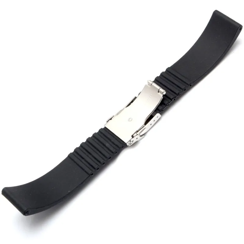 Ремешок силиконовый для часов Reloj Hombre Модный водонепроницаемый браслет с пряжкой