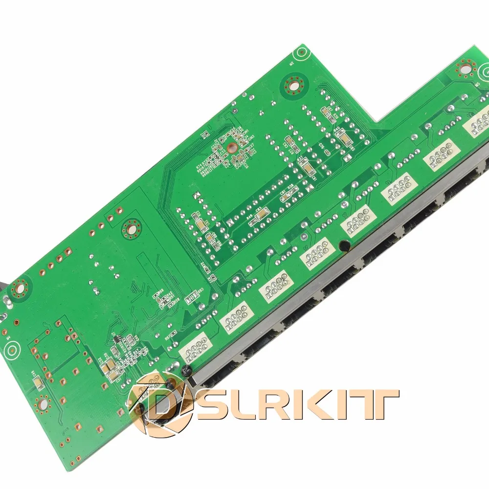 

DSLRKIT 24V 9 Ports 8 PoE Switch for Ubiquiti NanoStation M2 M3 M365 M5 UniFi AP