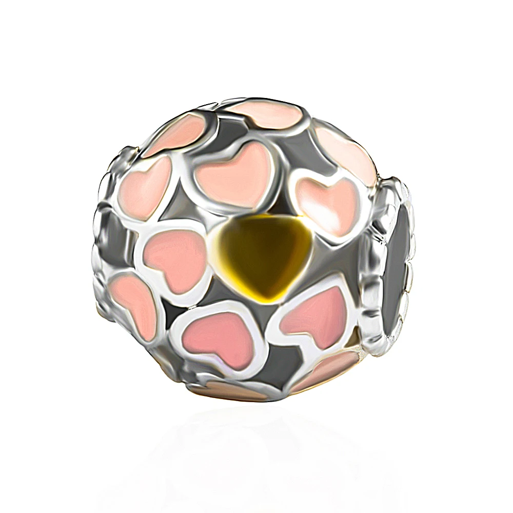 HPXmas 5pcs/lot Wholesale Heart Pattern Neokubny Cube Balls Make Beads for Jewelry Crystal Charm Bracelet Making | Украшения и
