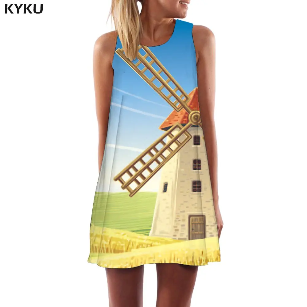 Ladies Dress03 KYKU клен платье с декольте для женщин Psychedelic сарафан Канада Бохо черный корейский стиль Рок вечерние Женская одежда с кисточками Новинка - Цвет: Ladies Dress03