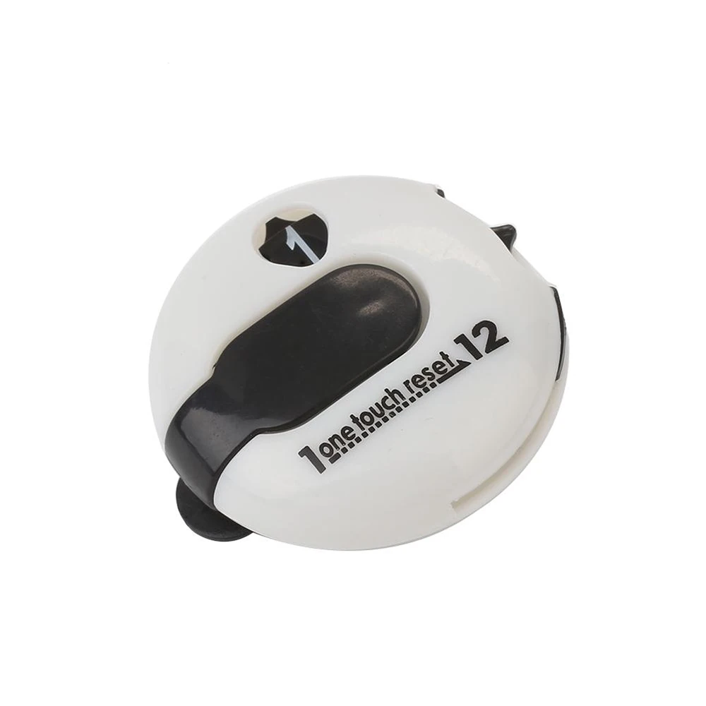 Три цвета на выбор Golf Mini Scorer для glof перчатки 2 шт - Цвет: white 2pcs