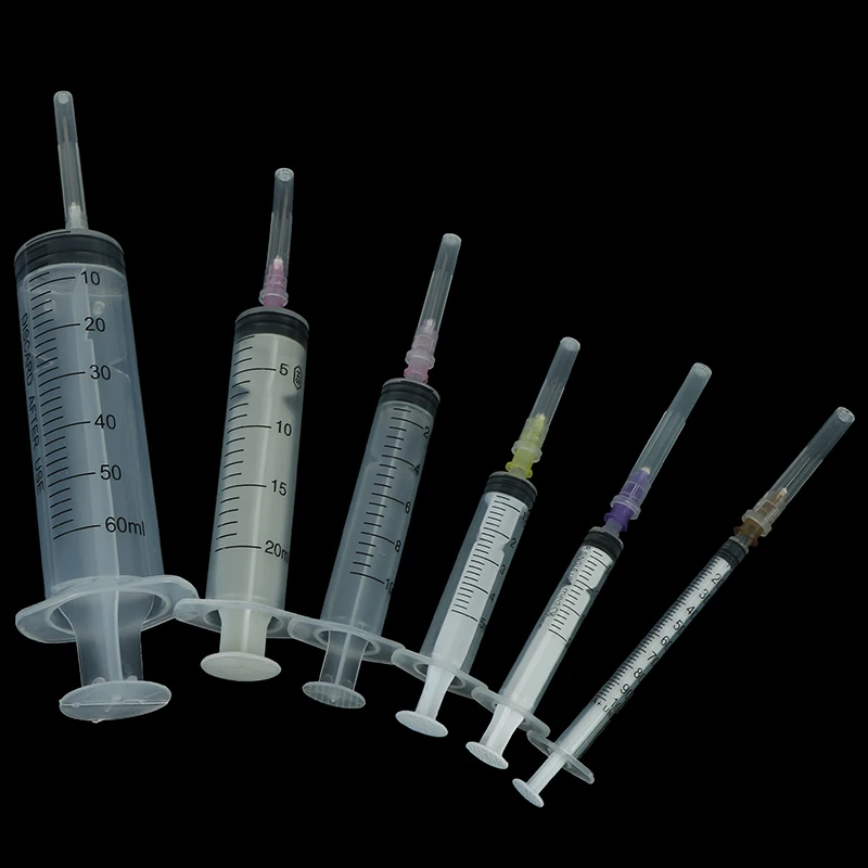 Горячая продажа 5 шт промышленный шприц с крышкой инъекции Наконечник иглы