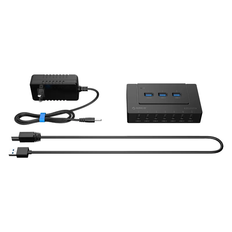 ORICO ABS H9910-U3 5 Гбит/с высокоскоростной USB 2 0 3 разветвитель адаптер 10 портов usb-хаб с