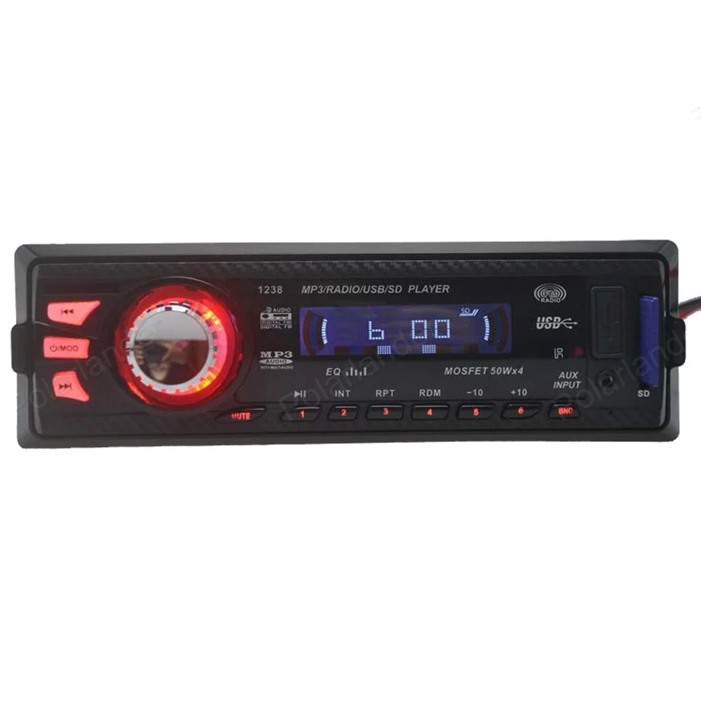Новый 12 в автомобильный аудио радио плеер MP3 стерео Mp3 SD USB слот 5 зарядное