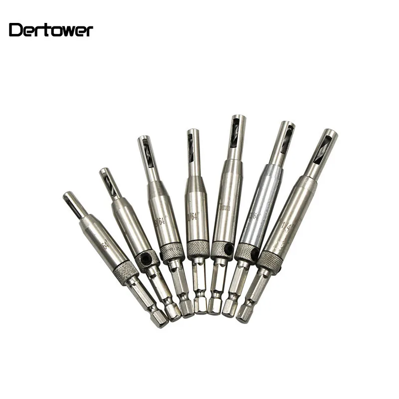 

4pcs HSS Self Centering Hinge Drill Bits Set Door Cabinet 5/64" 7/64" 9/64" 11/64" 13/64" Window Doors Screw Metal Drills DT6