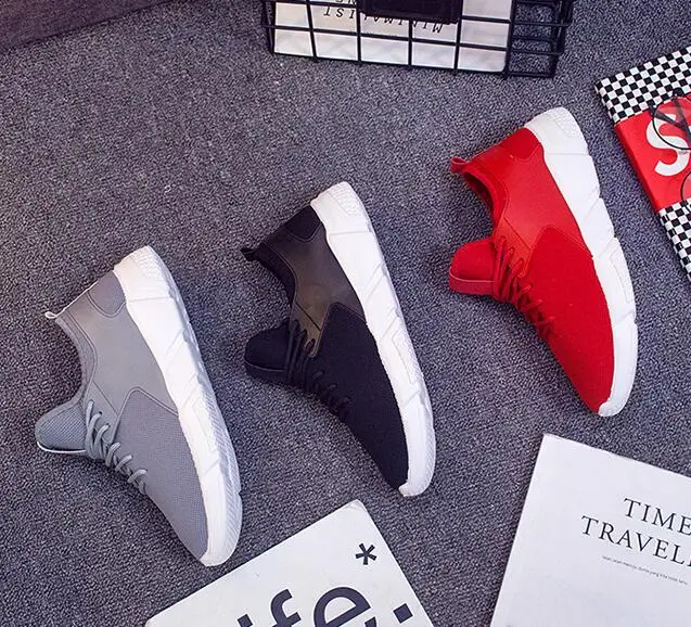 2018 new autumn Mesh black shoes men's summer sneakers comfortable casual fashion belt fitness | Обувь