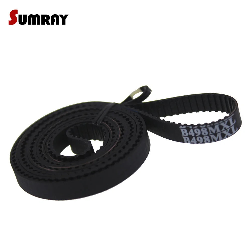 Зубчатый ремень SUMRAY MXL 370/374/378/385/398/403/413/418 ширина 6/10 мм приводной для шкива ГРМ MXL|mxl