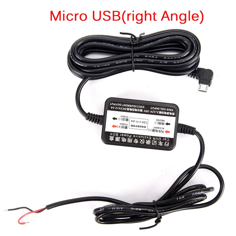 2* 1.18in микро/мини USB Проводное автомобильное зарядное устройство Преобразователь мощности для планшетного телефона DVR рекордер gps - Название цвета: D