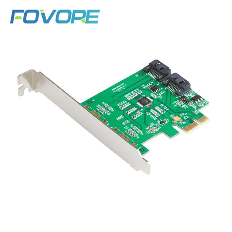 Pcie sata расширения PCI express SATA 3 карта контроллера 2 порта плата диск pcie ssd адаптер Raid