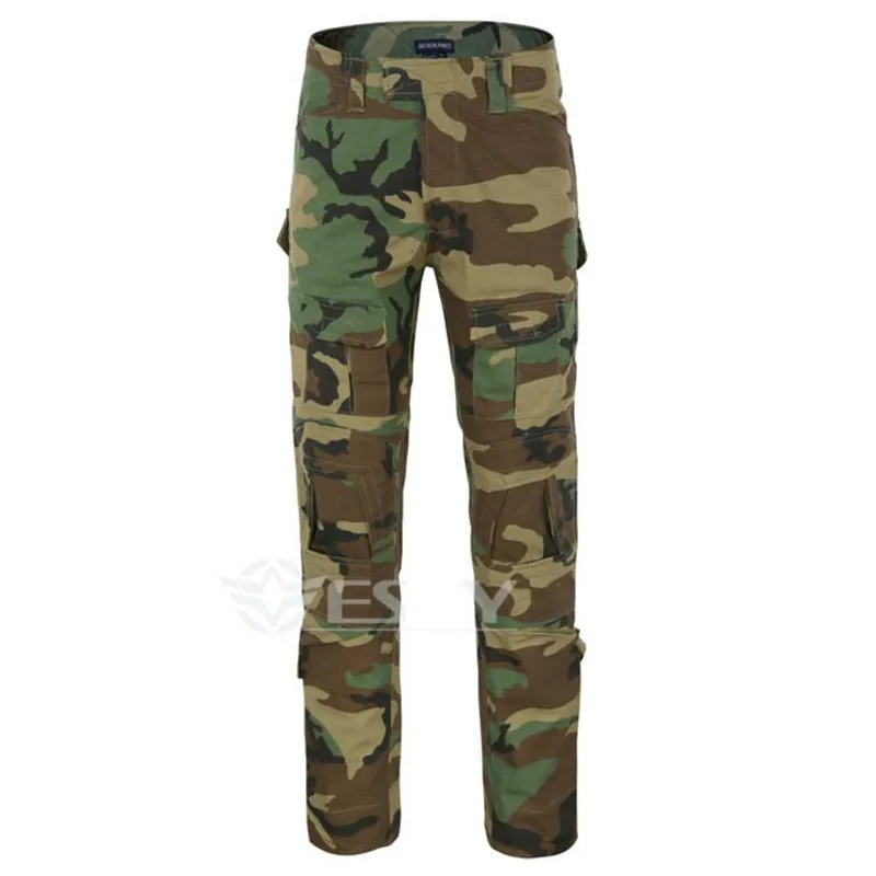 Военный стиль тактические штаны мужские камуфляжные быстрого штурма Мультикам