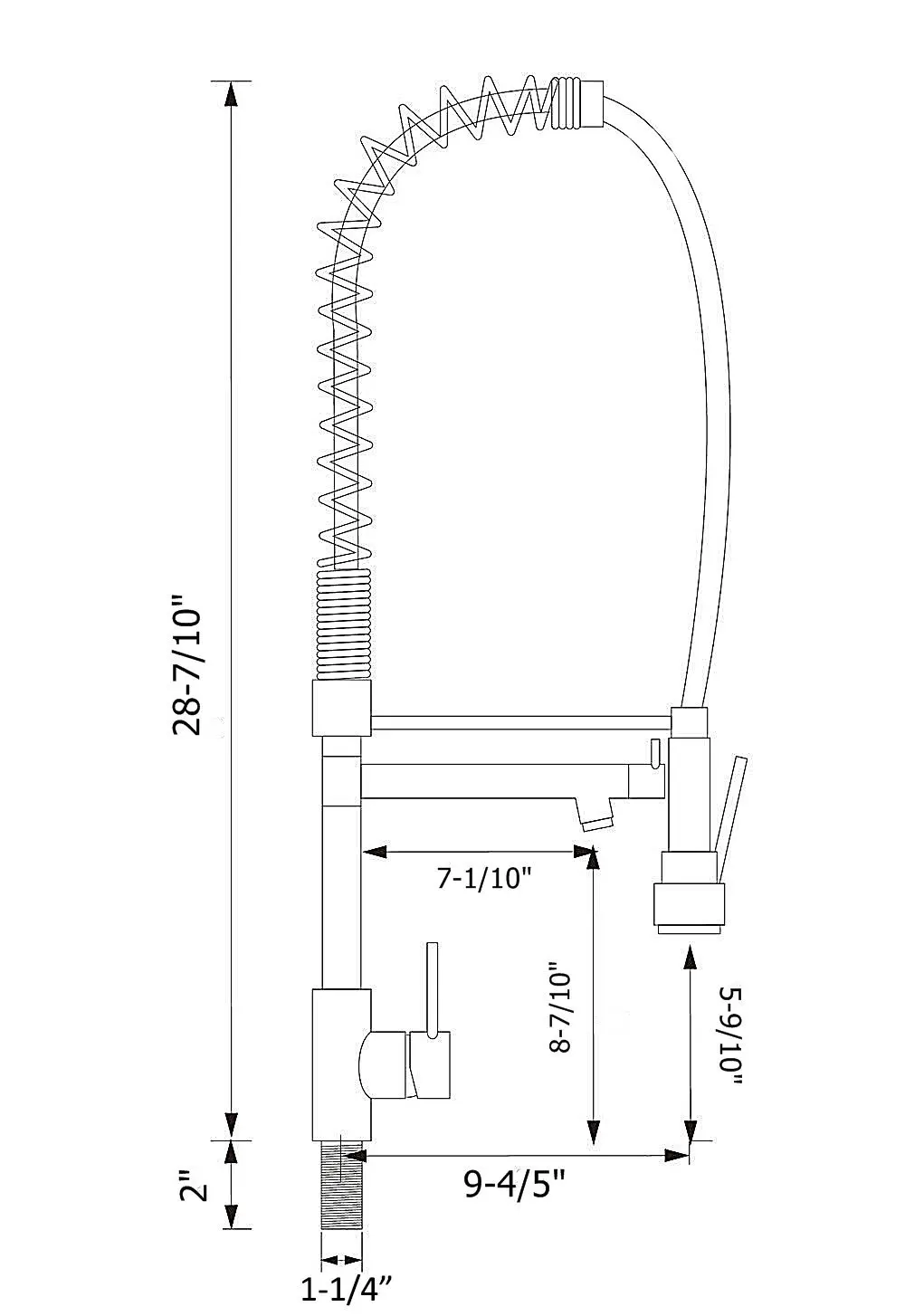 Однорычажный вытяжной распылитель для кухни пружинный кран смесители раковины