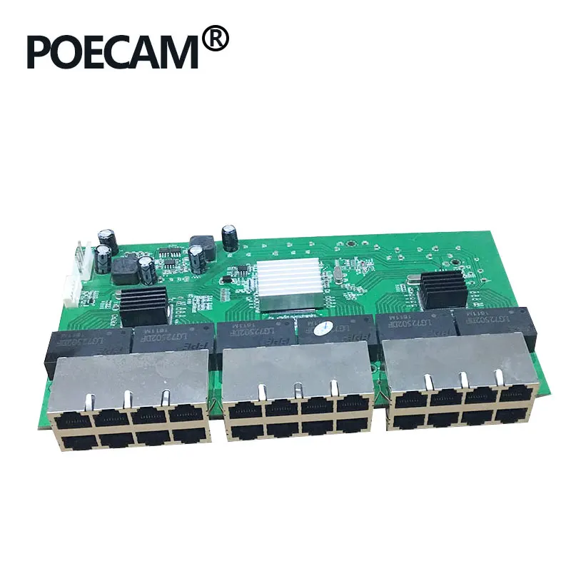 

Factory 24 Port Gigabit Switch Rack Mount Metal Case 10/100/1000mbps Rj45 24 Port Network Switch PCBA Module